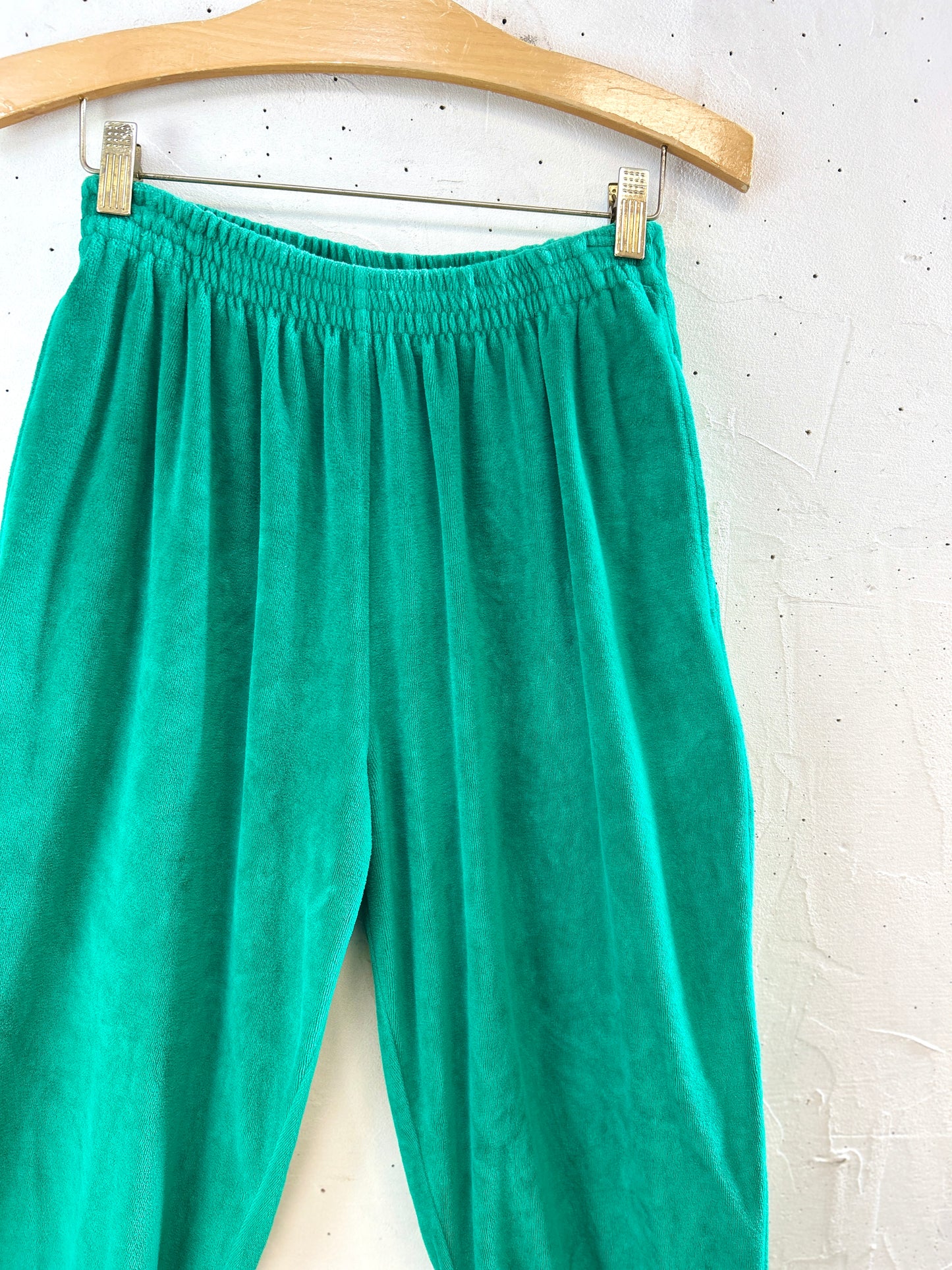 Vintage Velours Pants 〜Lis sport〜  [J30587]