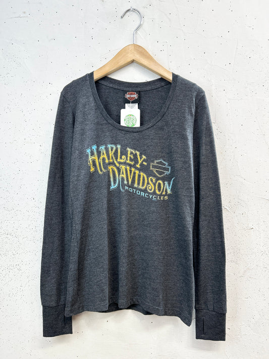Vintage Long Sleeve Shirt 〜Harley Davidson〜 [E32445]