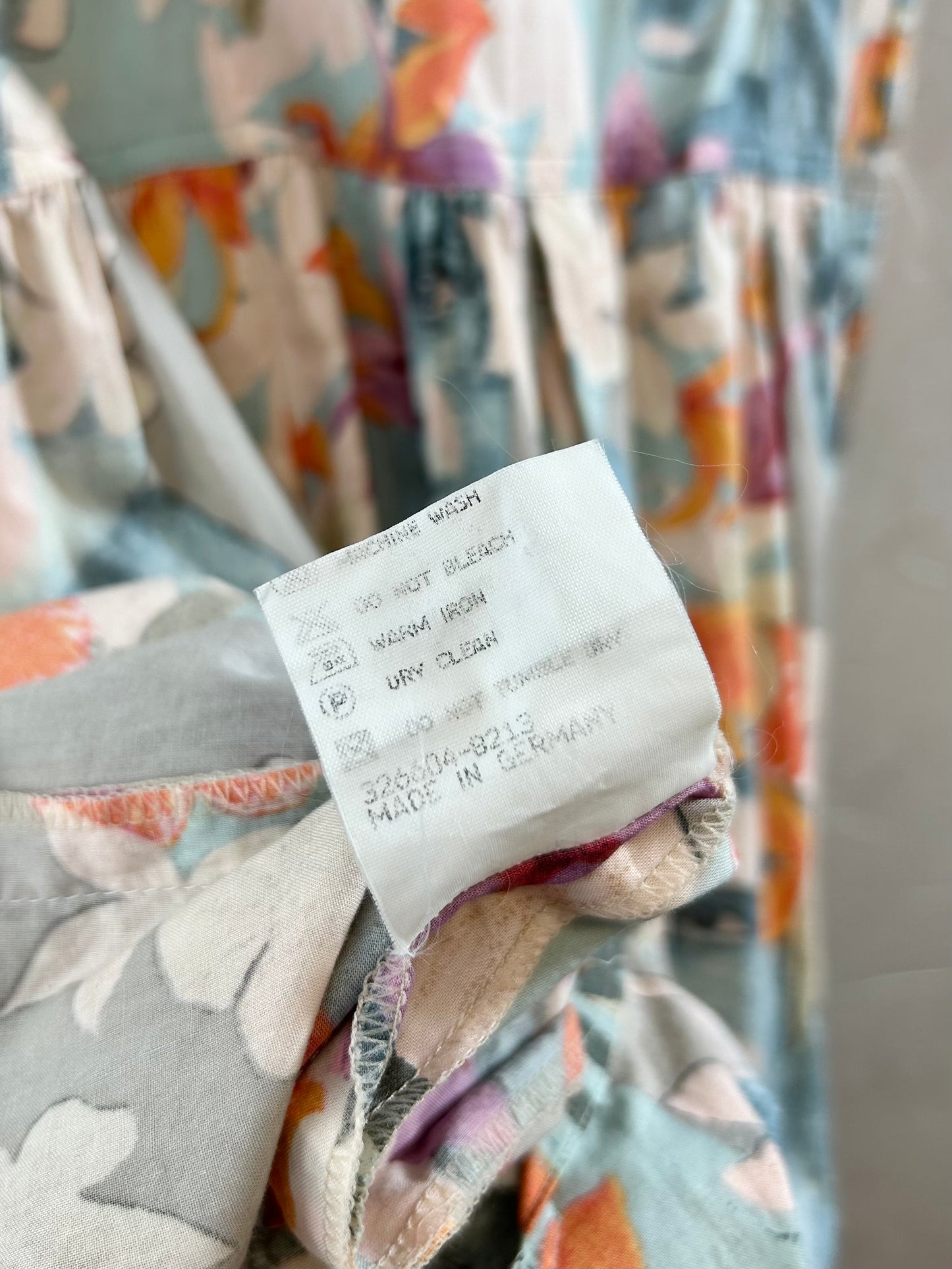 Vintage Cotton Dress MADE IN GERMANY [F30549]
