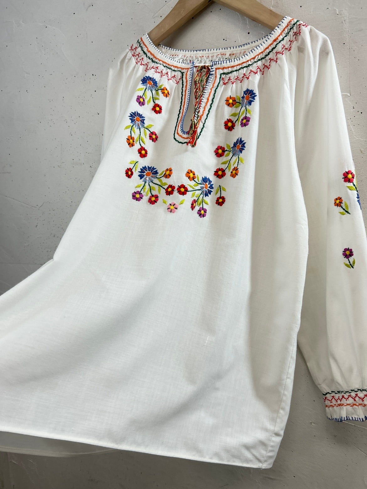 Vintage Embroidery Tunic [D32119]
