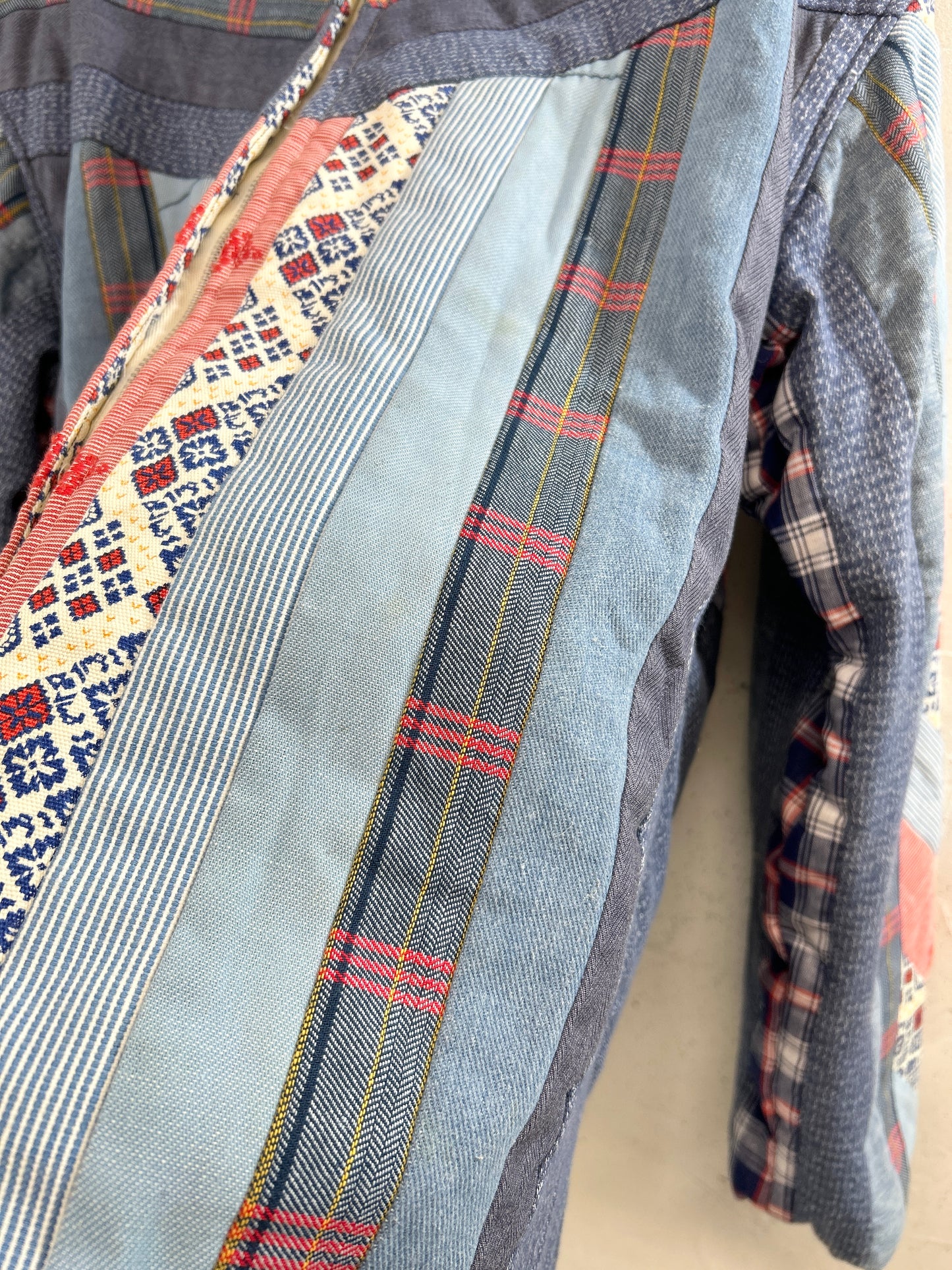 Vintage Patchwork Jacket〜Specially hand made by Mother〜 [B31483]