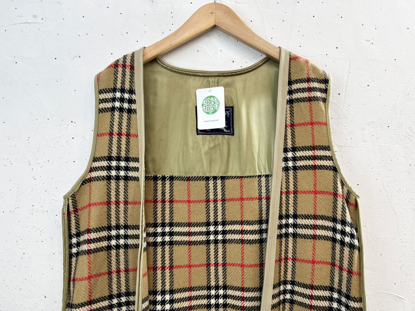 Vintage Liner Vest 〜Burberry‘s〜 [L31046]