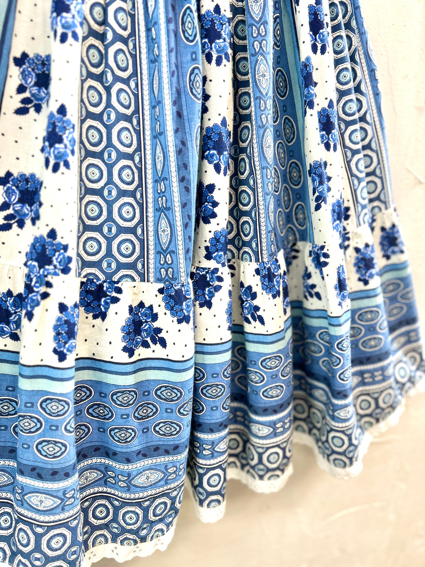 Vintage Tiered Skirt  MADE IN FRANCE [L31153]