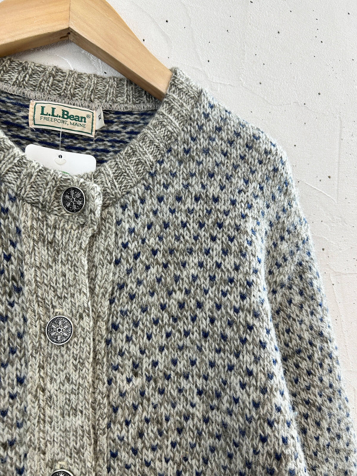 Vintage Knit Cardigan 〜L.L.Bean〜 [I34035]