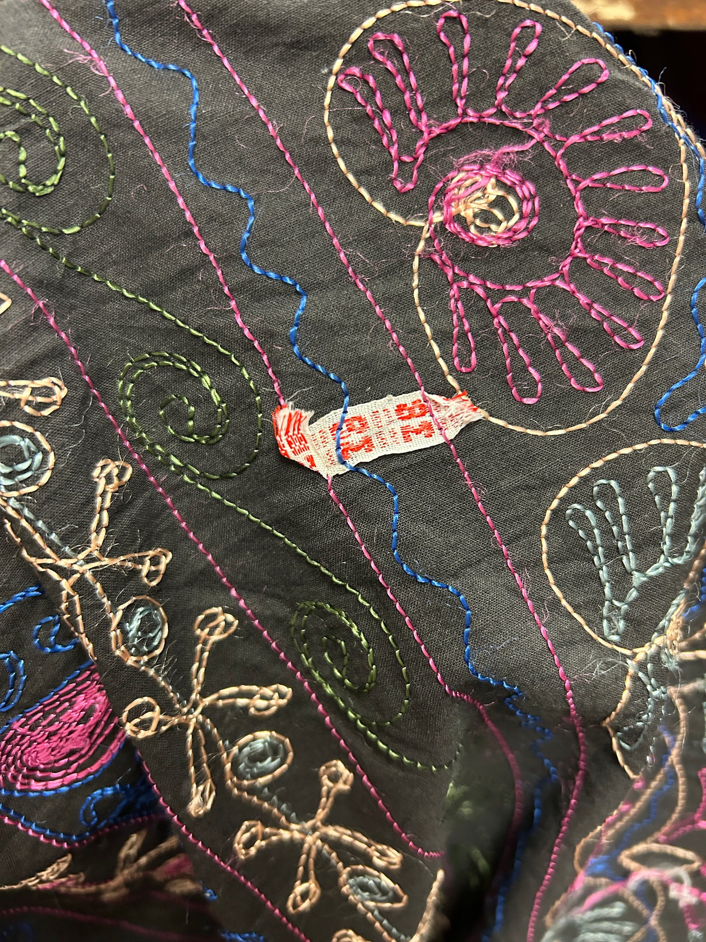 Vintage Flower Stitche Skirt [I30167]