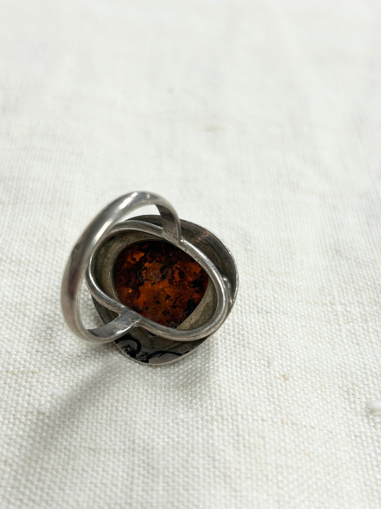 Vintage 925 Silver Ring[J30534]