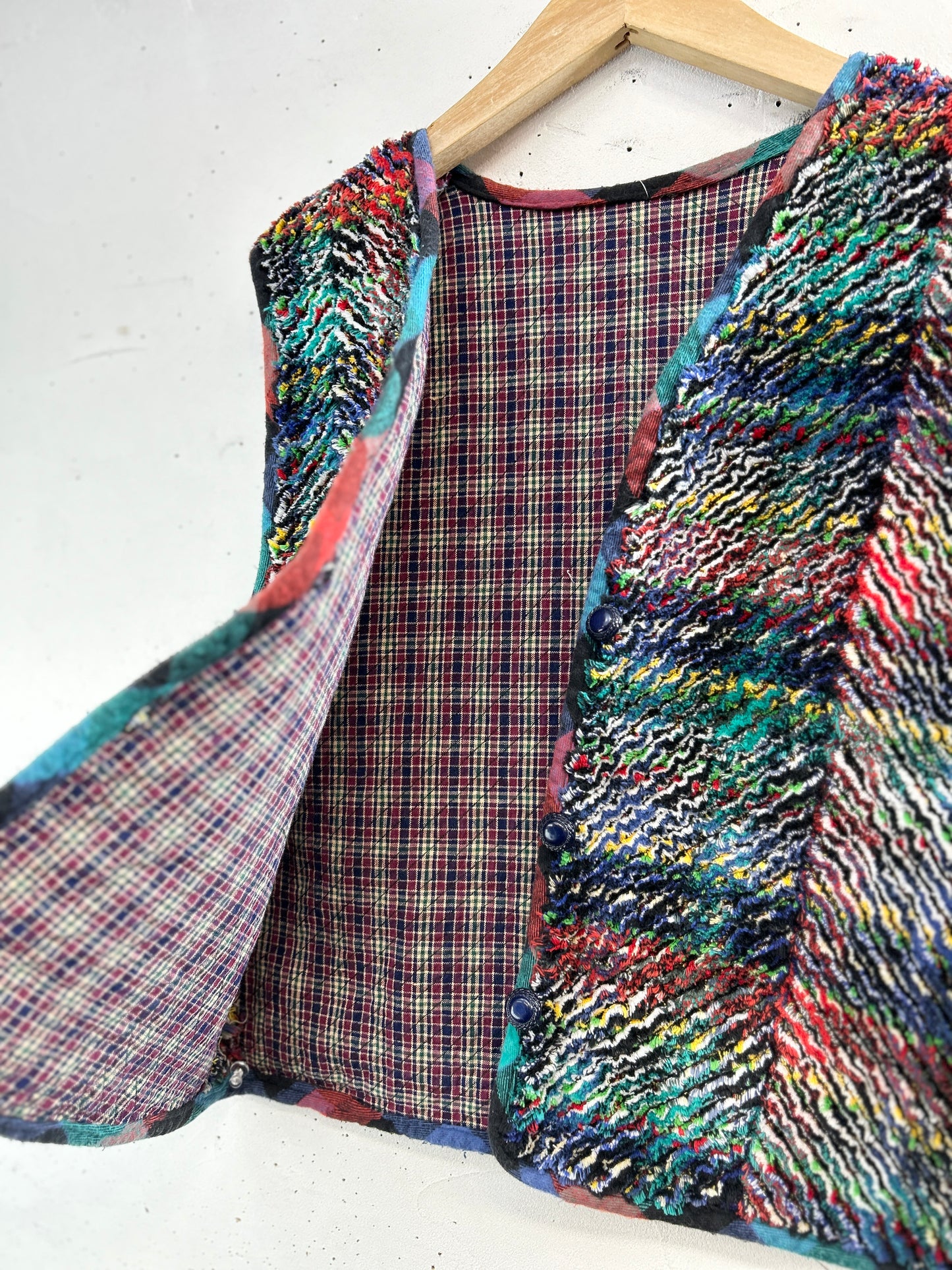Vintage Slash Quilt Vest [C31811]