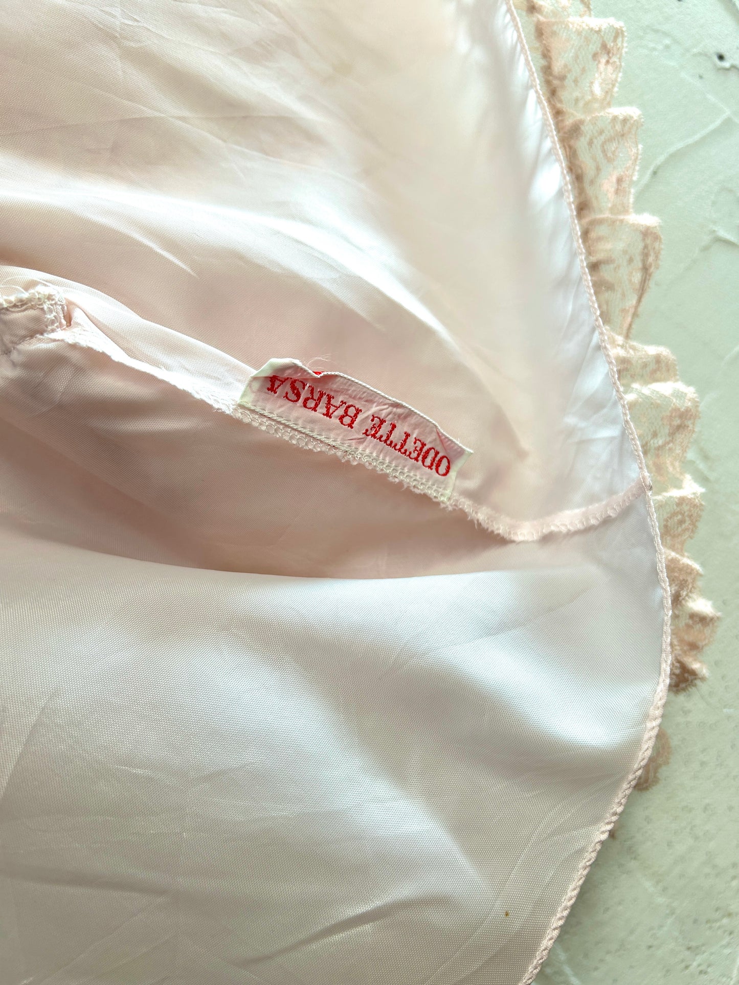 ’60s Vintage Lingerie Gown 〜ODETTE BARSA〜 [B31670]