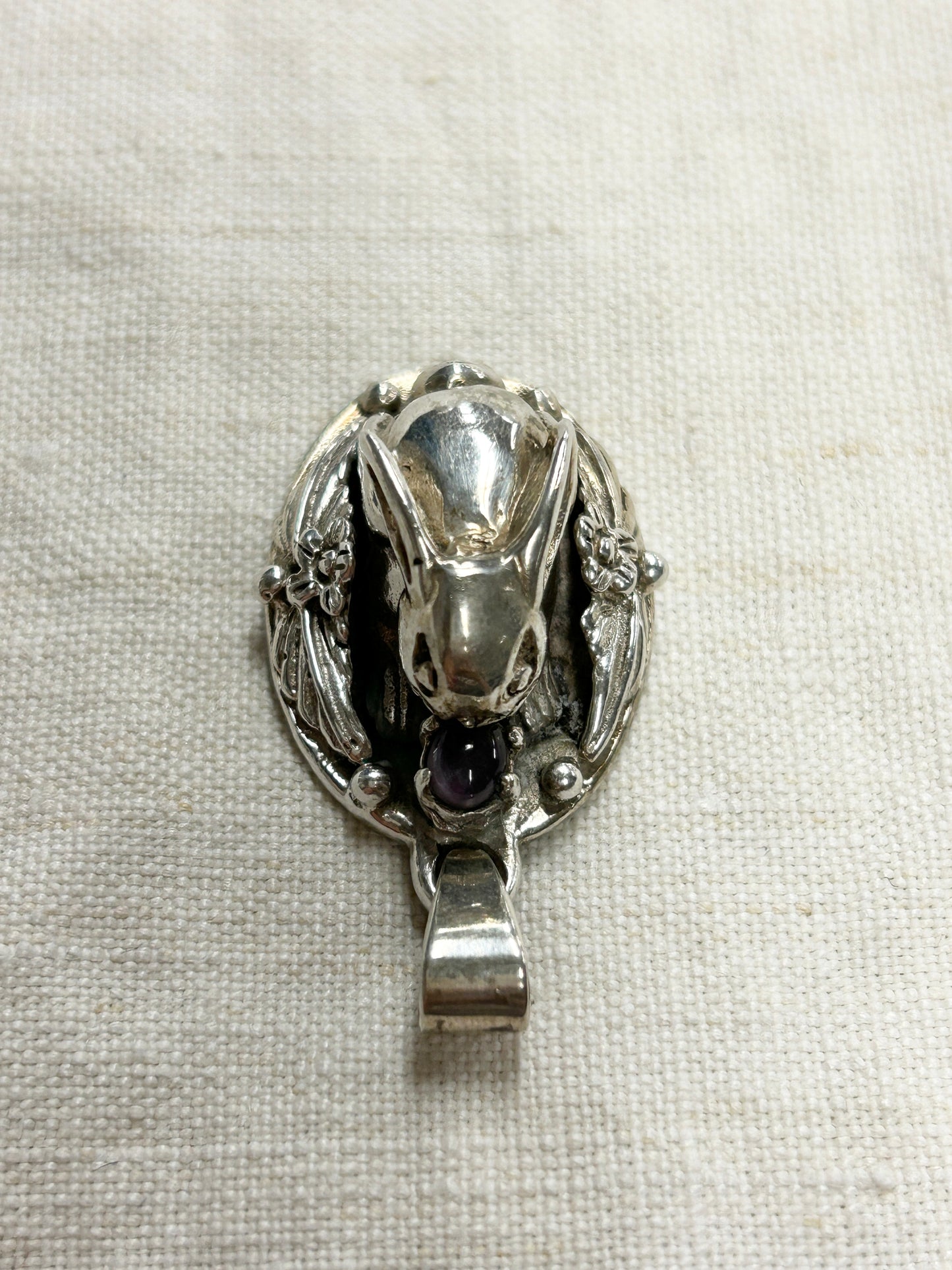 Vintage 925 Silver MEXICO Pendant Top [I30366]