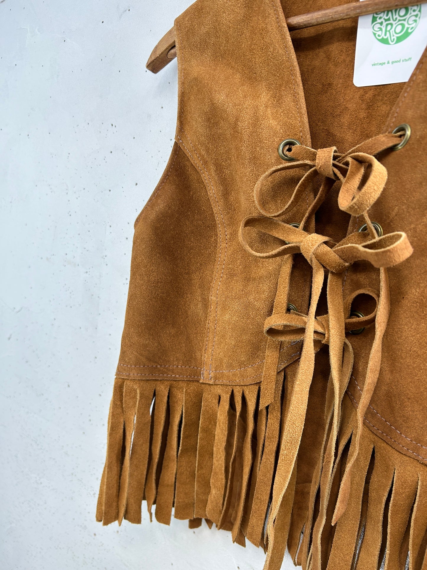 Vintage Leather Vest [A31272]