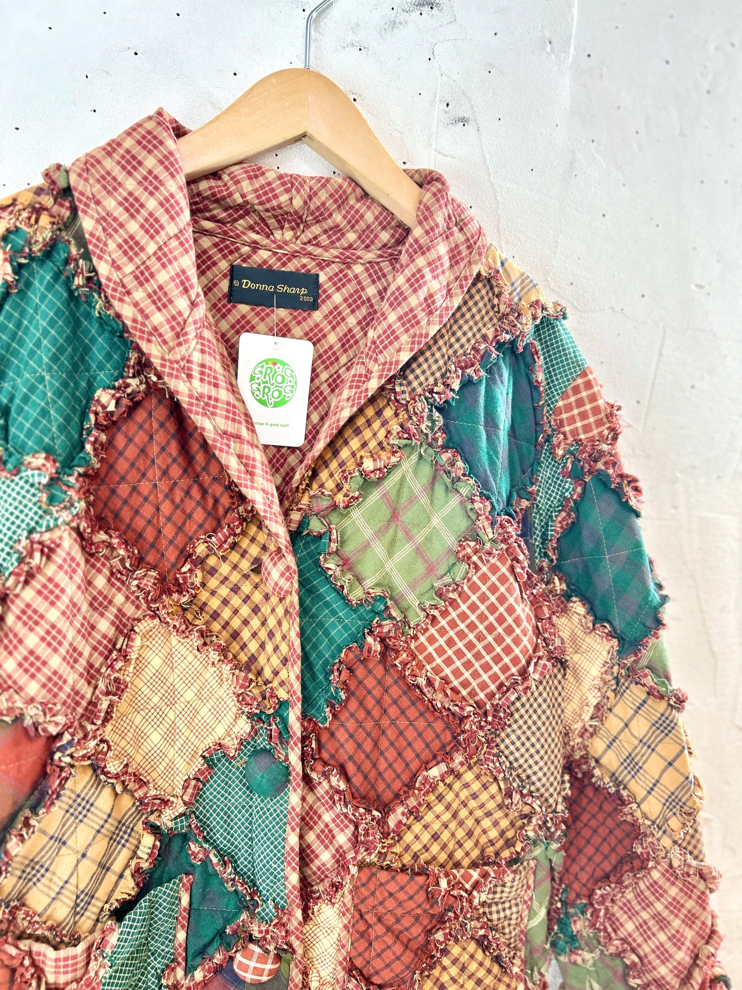 Vintage Patchwork Quilt Jacket  [J30533]