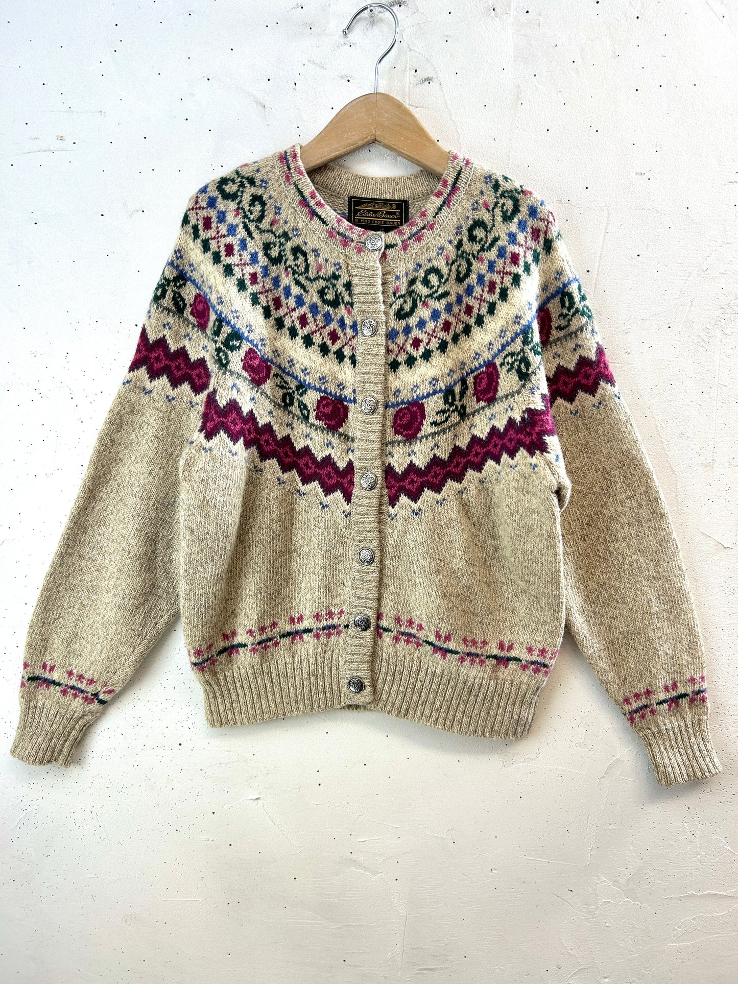 Vintage Knit Cardigan ~Eddie Bauer~[K30721]