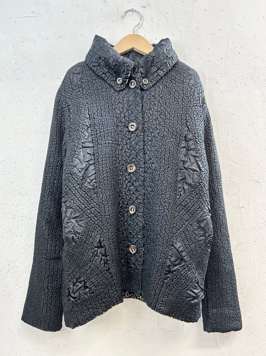Vintage Popcorn Reversible Jacket [I33774]