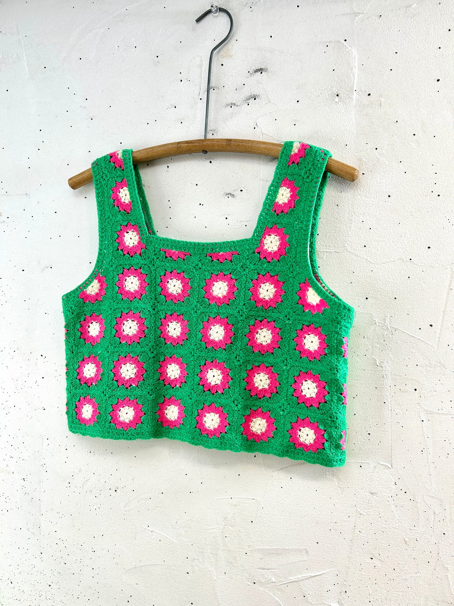 Vintage Granny Square Vest [G32926]