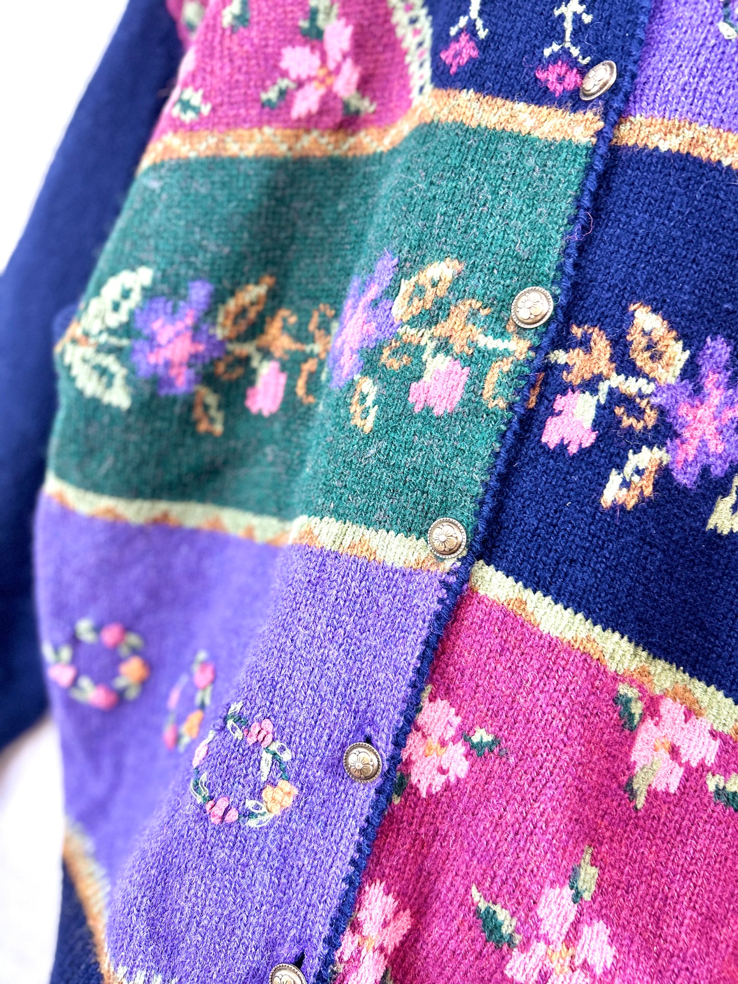 Vintage Knit Cardigan 〜Woolrich〜 [J30617]