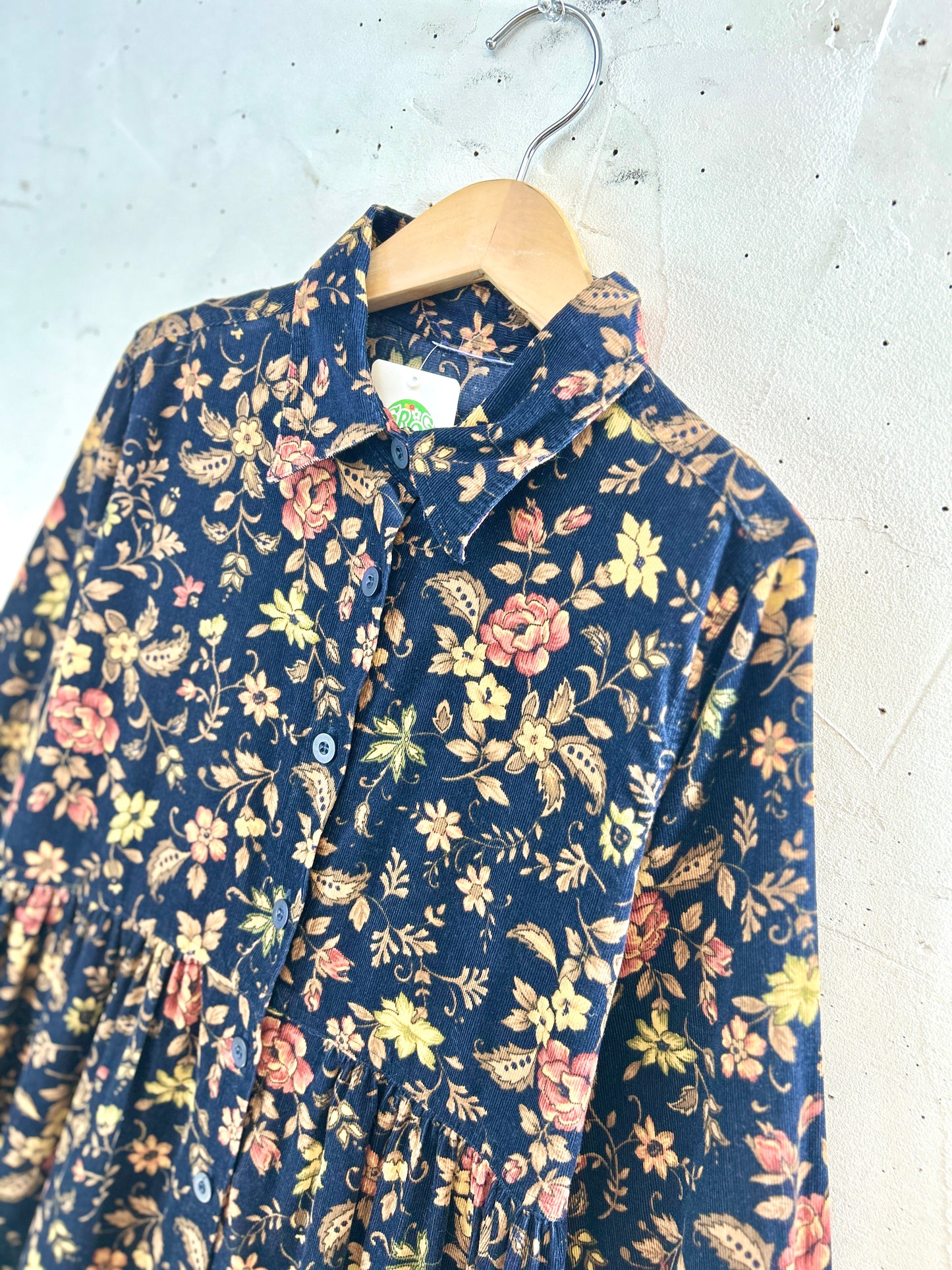 Vintage Flower Dress [J30645]