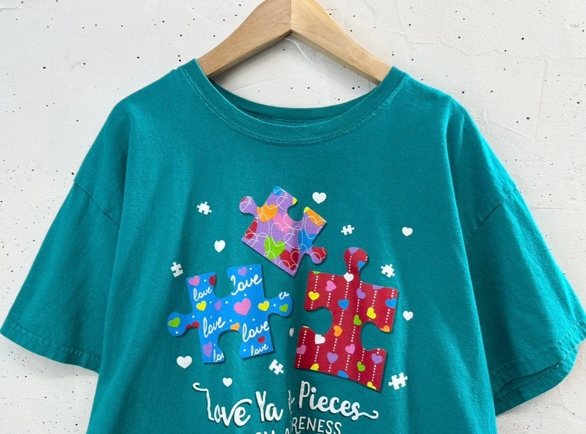 Vintage T Shirt 〜Funny dot CRAZY〜 [E32301]