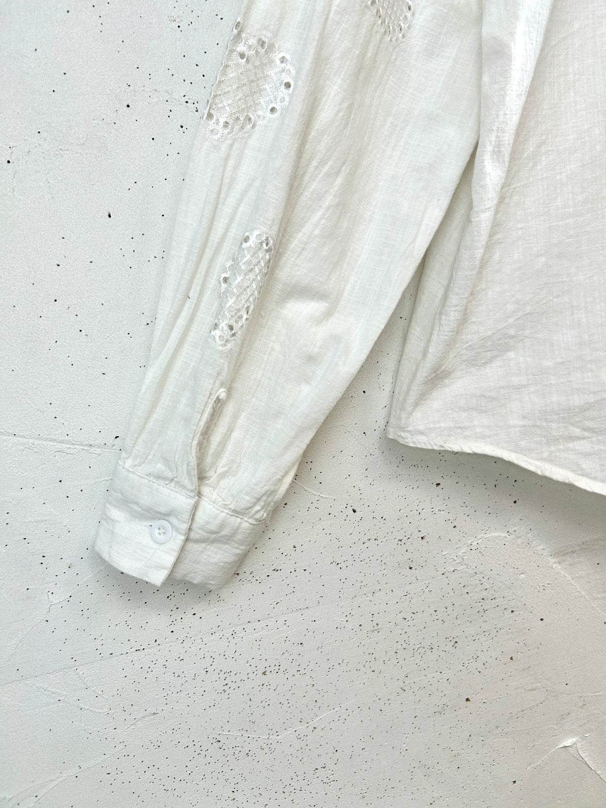 Vintage White Blouse  [H33535]