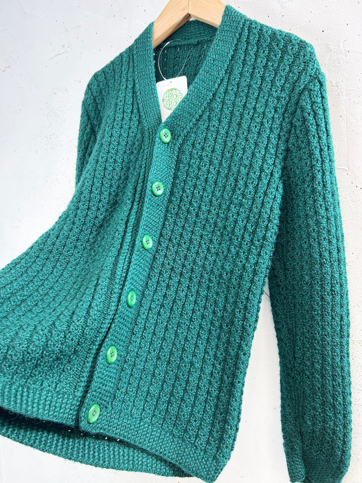 Vintage Hand Knit Cardigan [J34108]