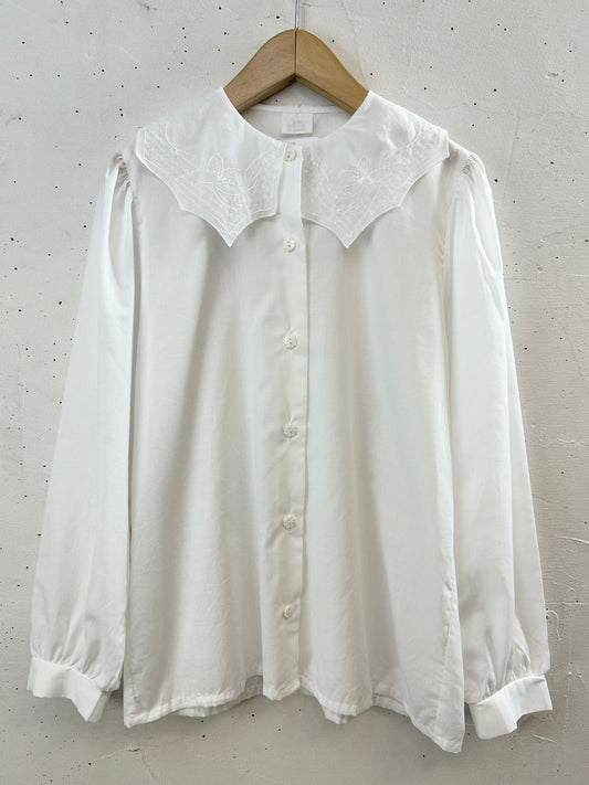 Vintage White Blouse [H30785]