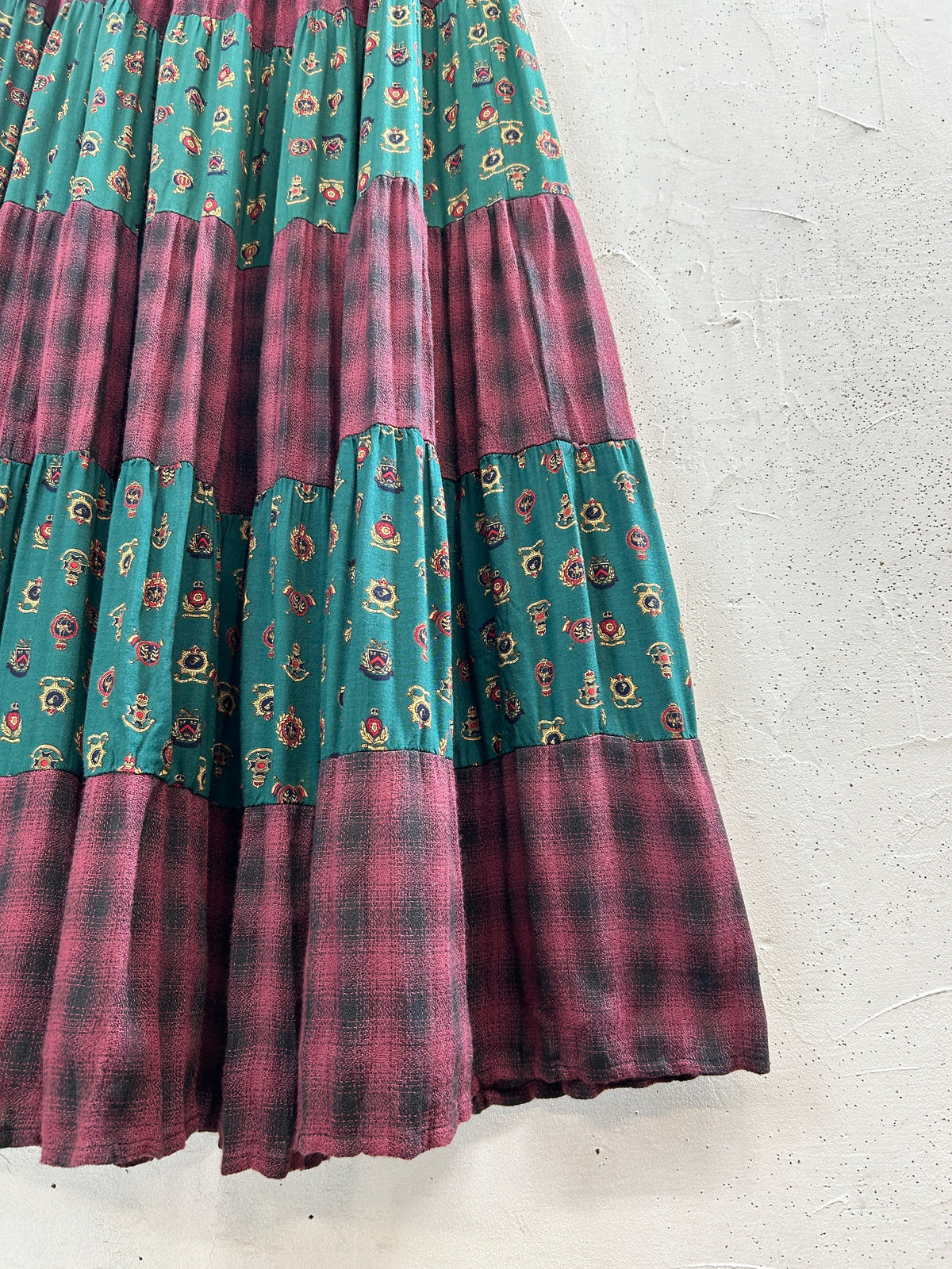 Vintage Tiered Skirt 〜MADE IN USA〜 [I33976]