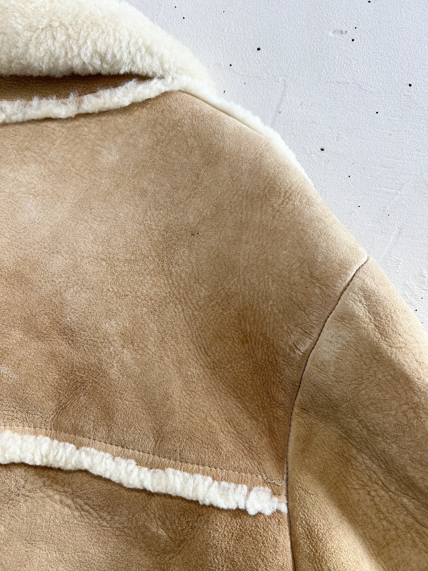Vintage Mouton Coat [L31114]