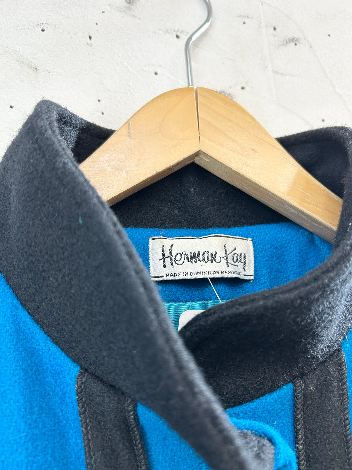 Vintage wool Mondrian Coat [J34123]