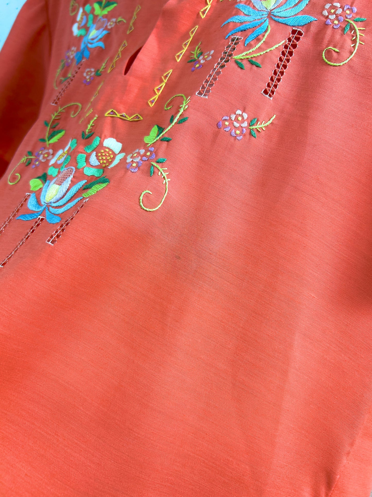 Vintage Embroidery Tunic [D32170]