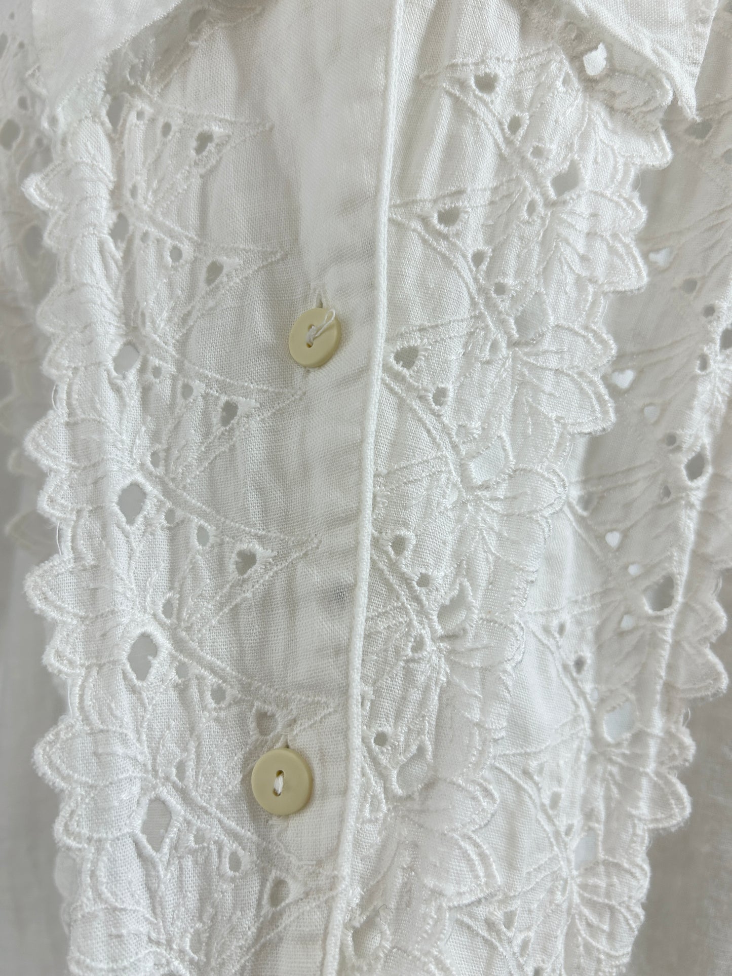 Vintage White Blouse [H30788]