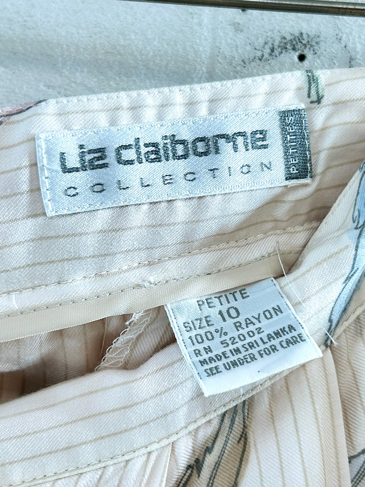 Vintage Rayon Skirt [F32554]
