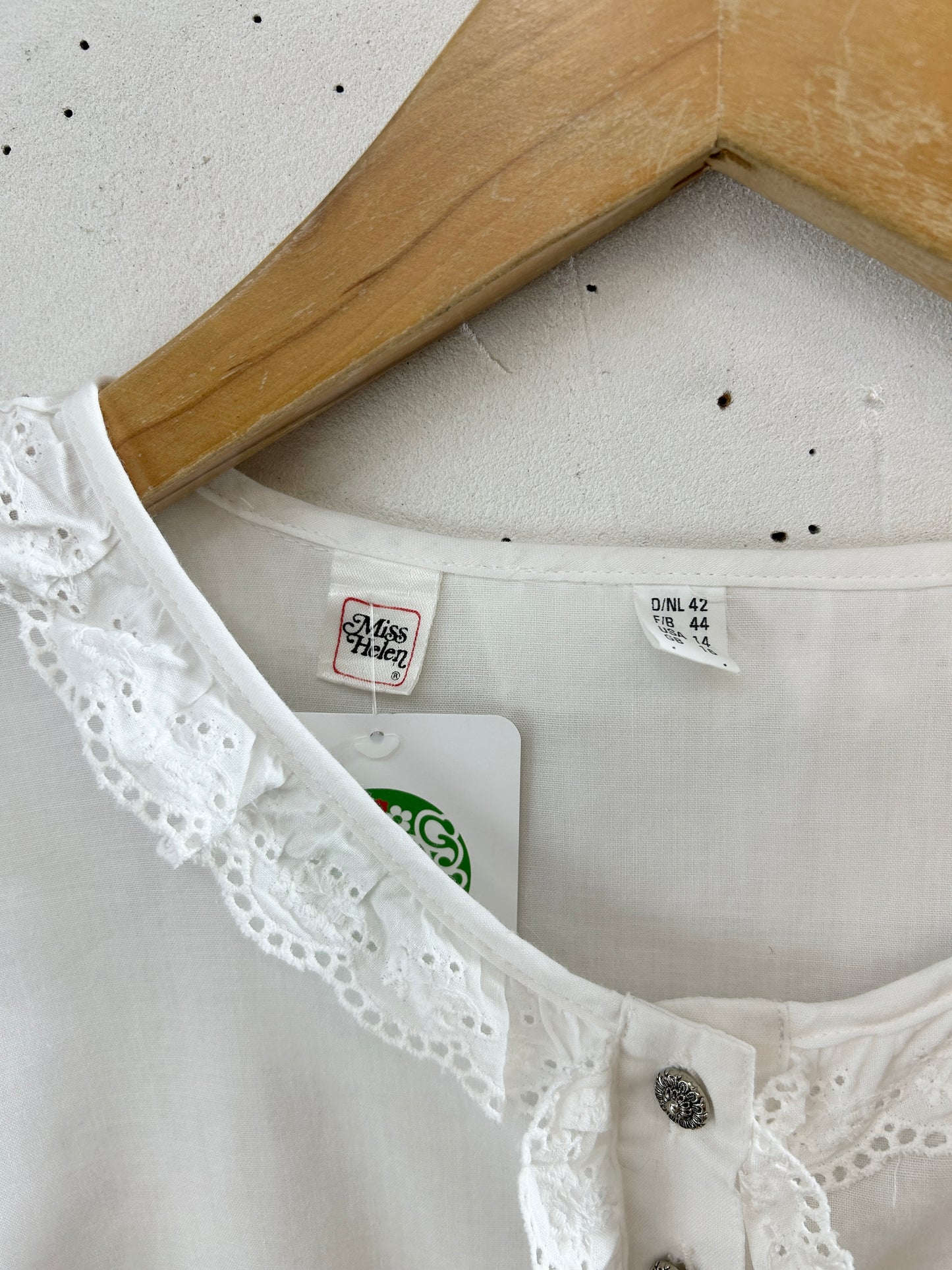 Vintage White Blouse [H30789]