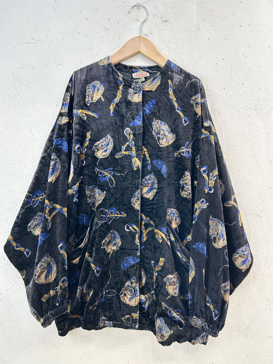 Vintage Velour Jacket [I34009]