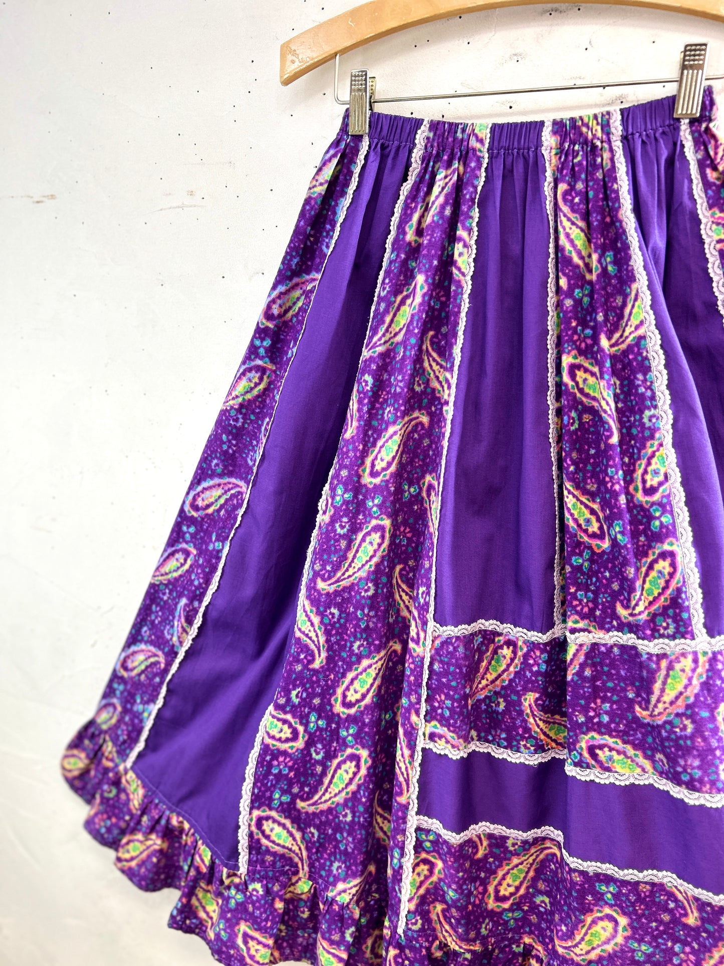 Vintage Patchwork Skirt [B31674]