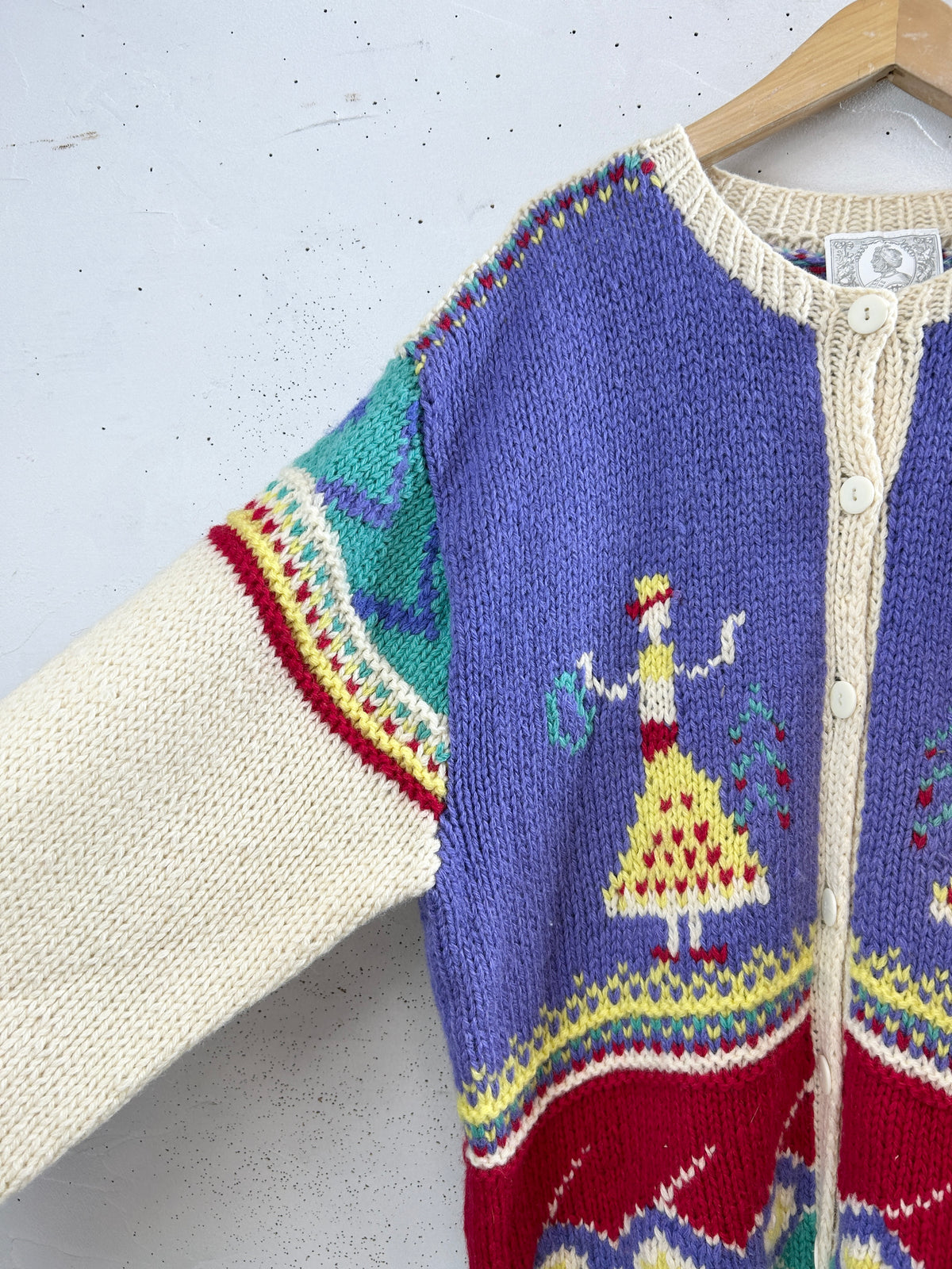 Vintage Knit Cardigan [I34002]