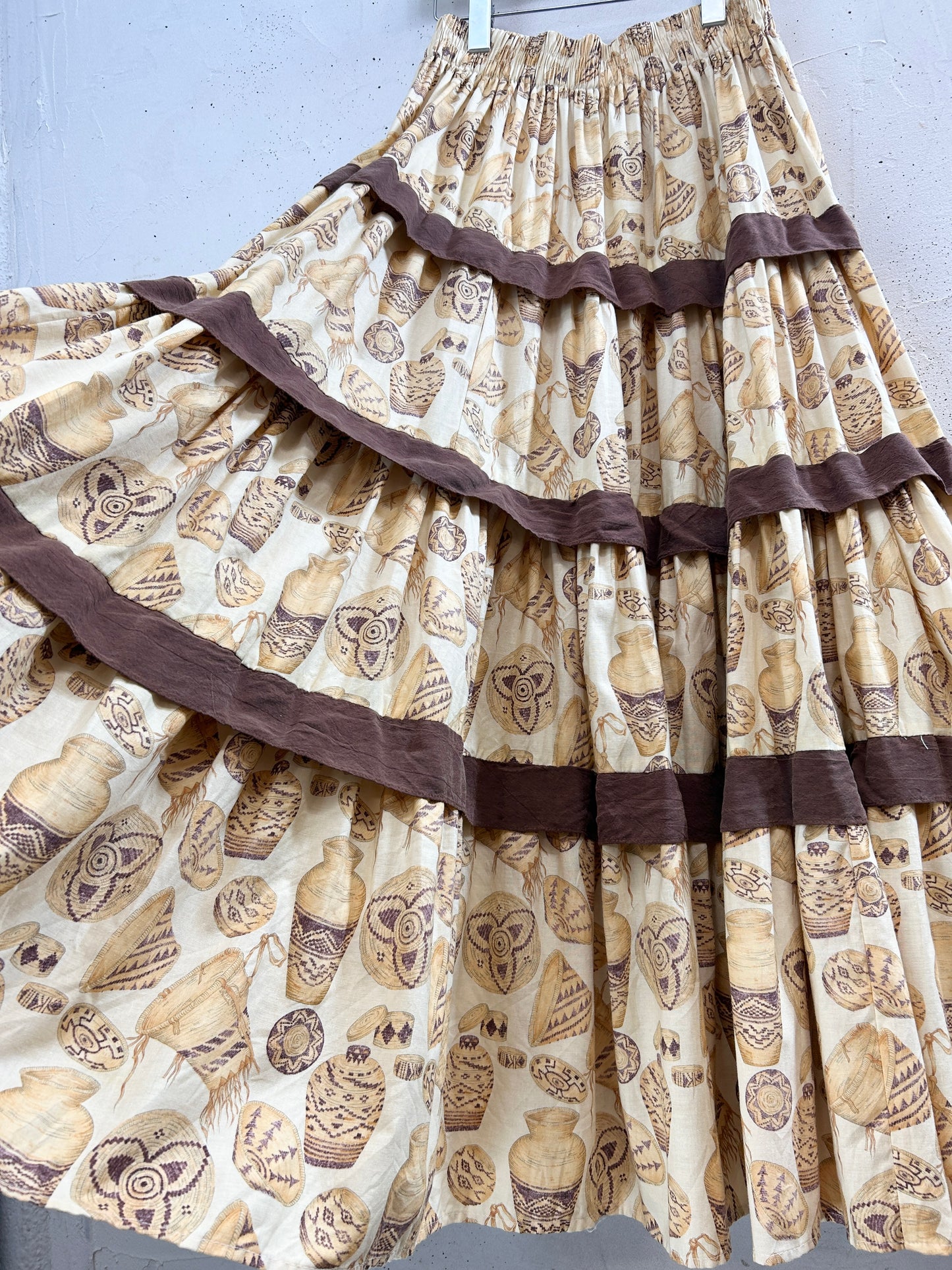 Vintage Tiered Skirt 〜LONGHORN〜 [G33281]