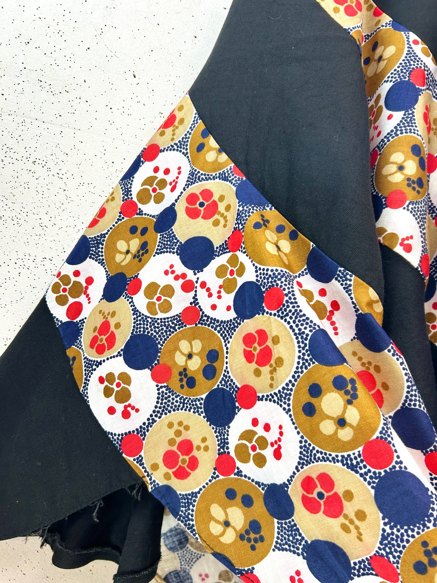 Vintage Escargot Patchwork Skirt [C31972]