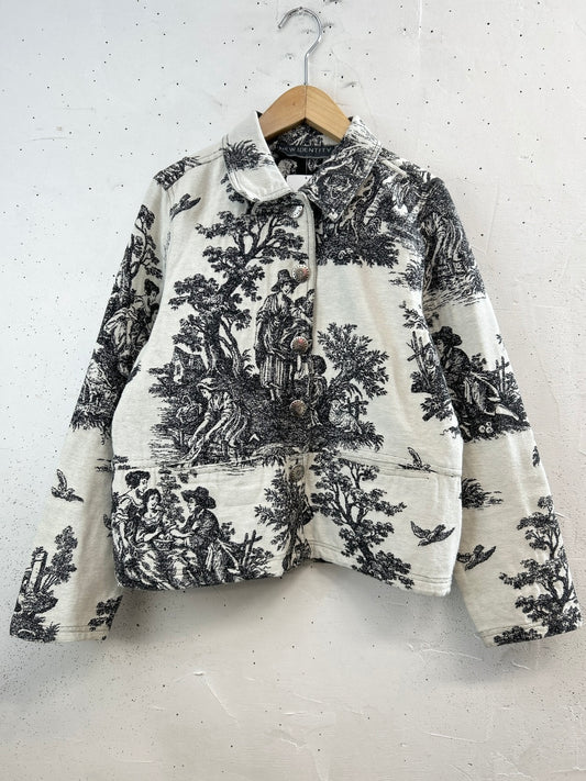 Vintage Toile De Jouy Jacket [D32112]