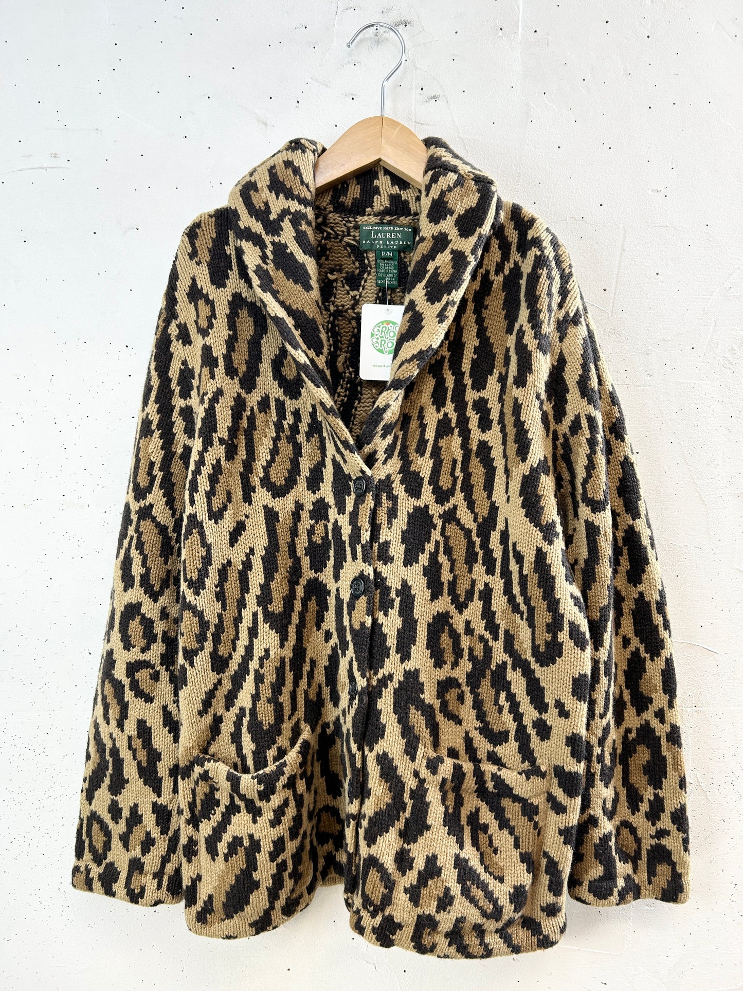 Vintage Knit Cardigan 〜Ralph Lauren〜 [J30660]