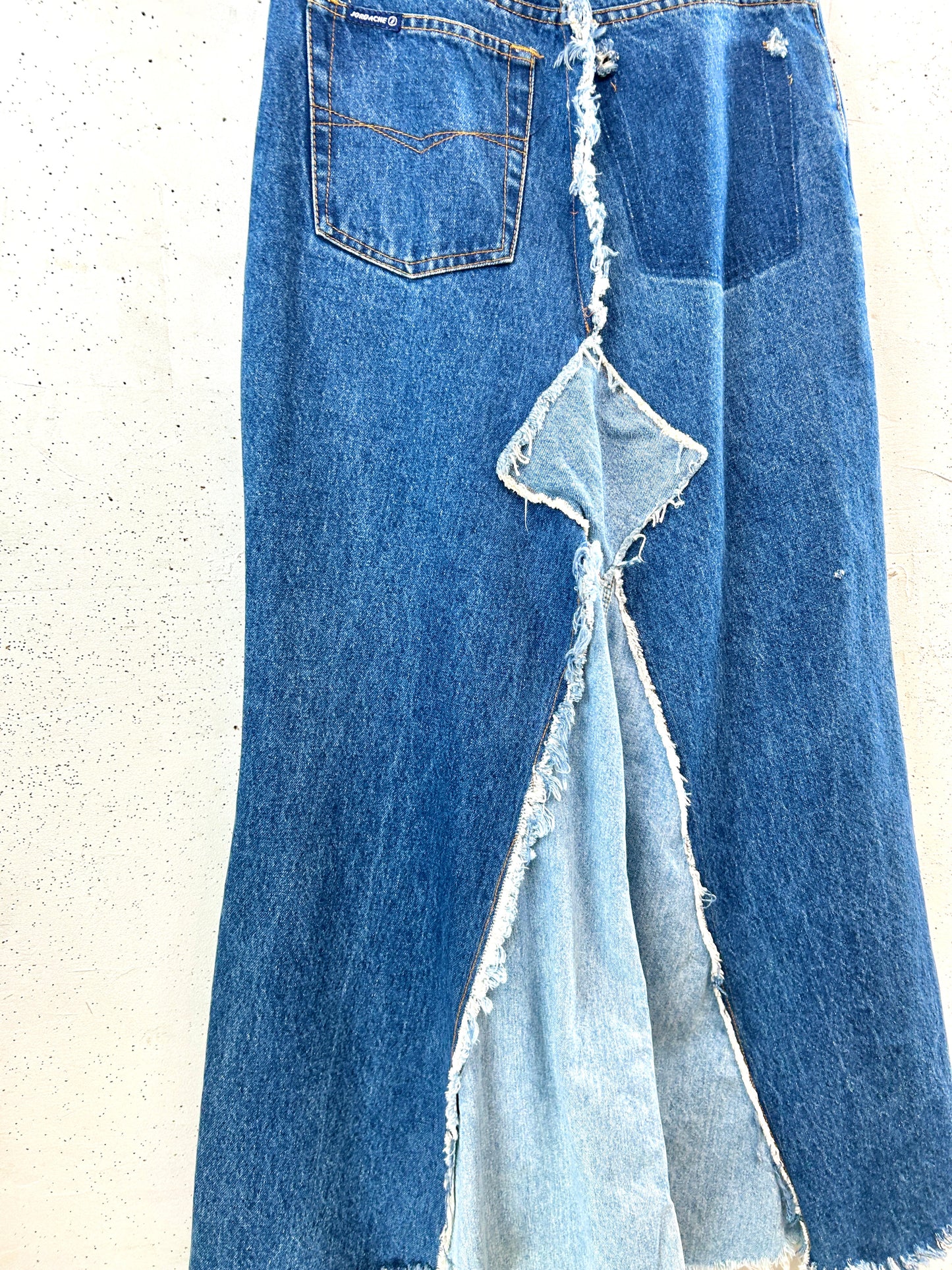 Vintage Denim Patchwork Skirt [F32635]