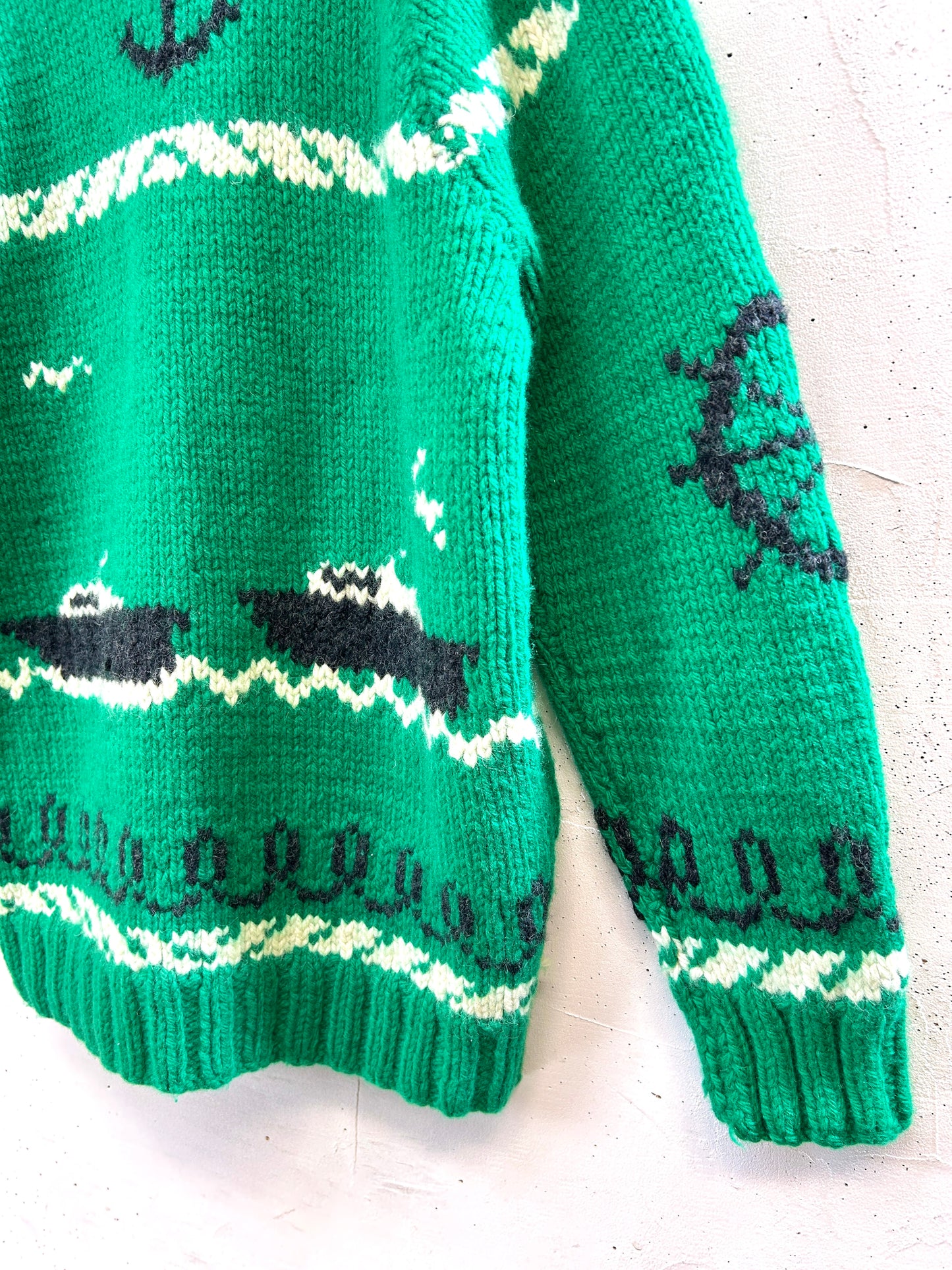 Vintage Cowichan Knit Cardigan [K30930]