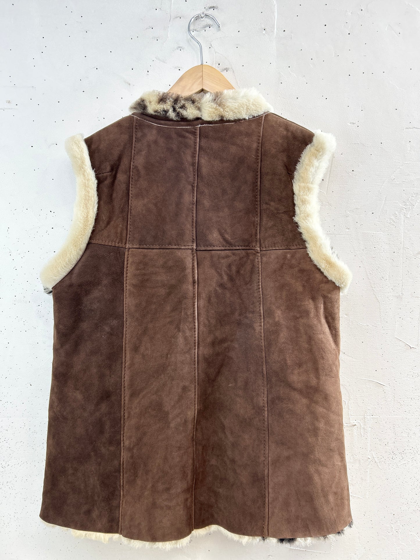 Vintage Mouton Vest [A31299]