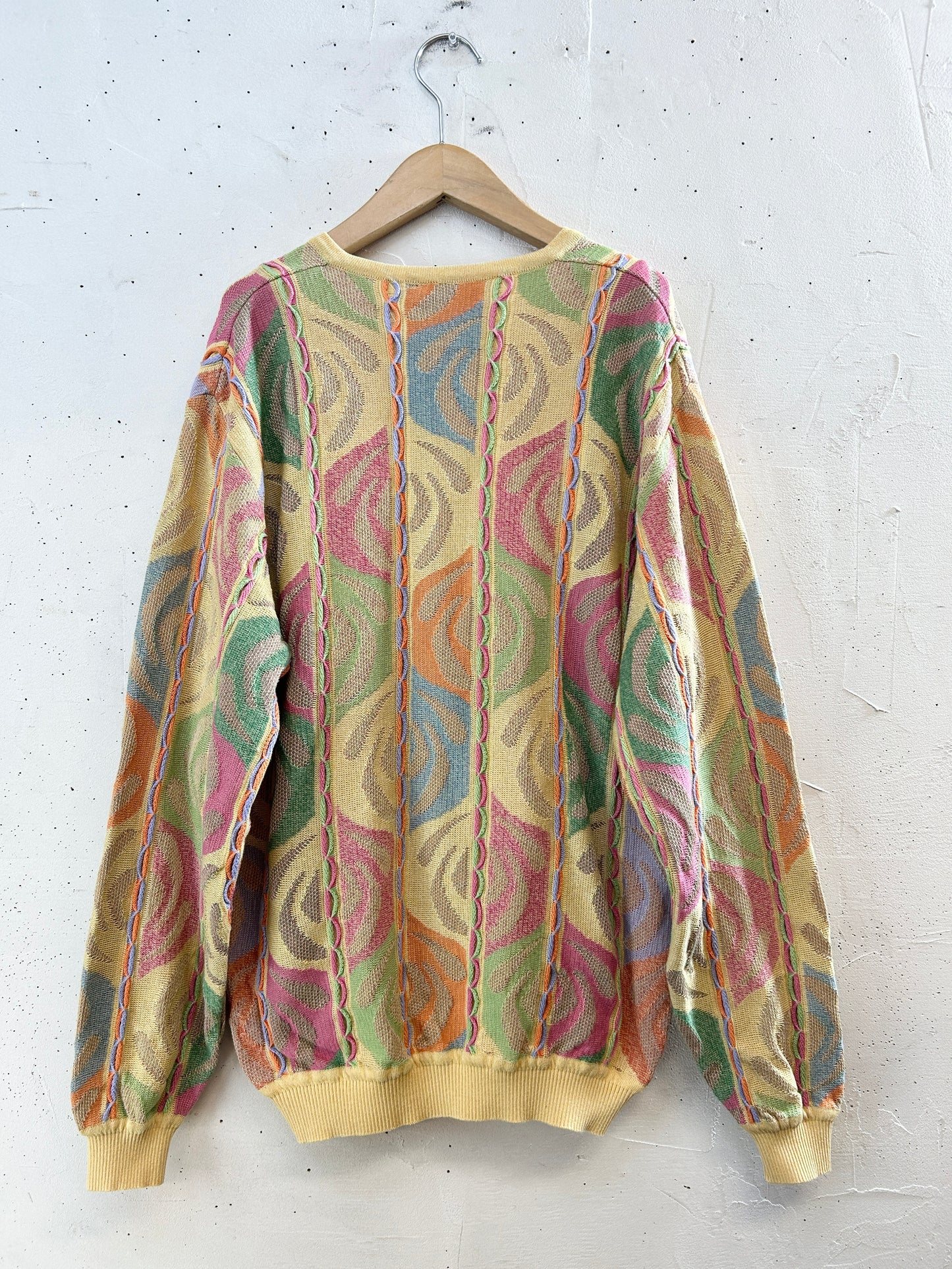 Vintage 3D Knit Sweater [J30465]