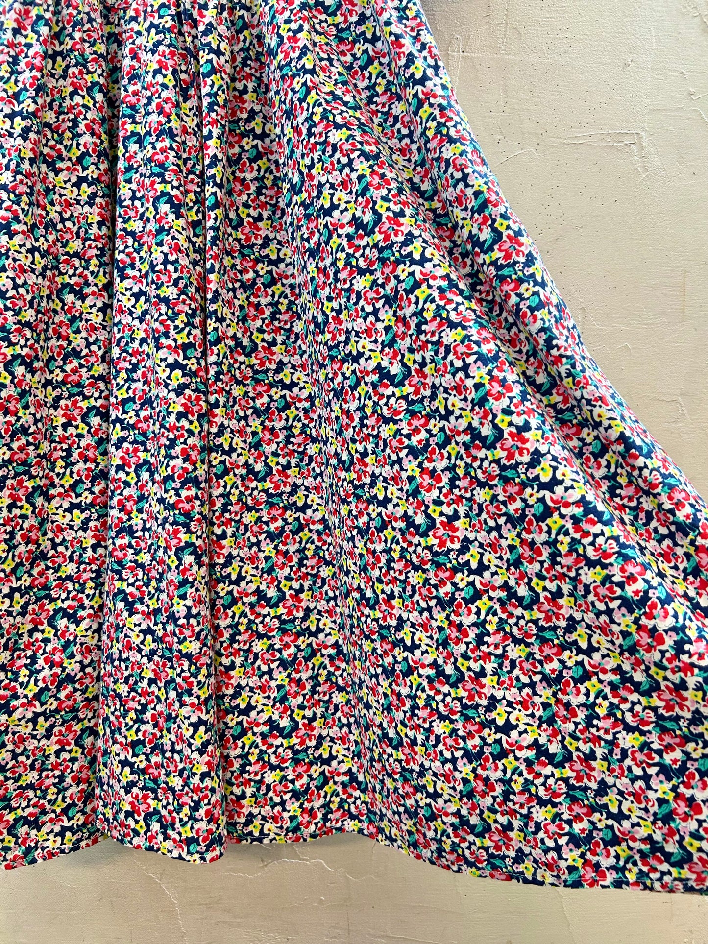 '80s Big Collar  Dress MADE IN USA [G30813]