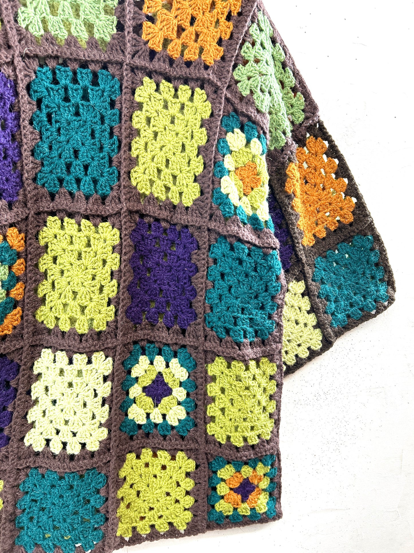 Vintage Granny Square Knit  [A31473]