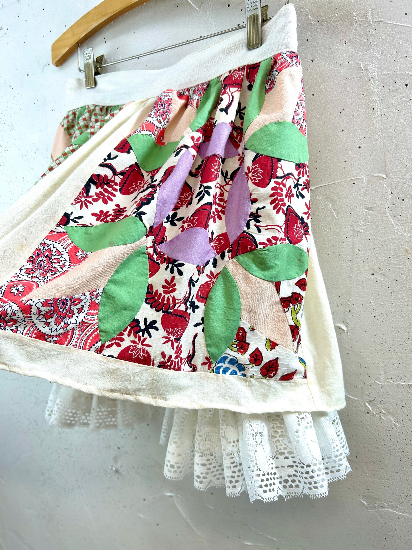 Vintage Apron 〜Funny dot CRAZY〜 [F32862]