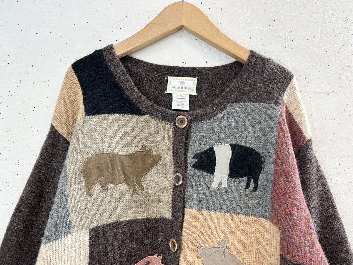 Vintage Knit Cardigan 〜Susan Bristol〜 [I33943]