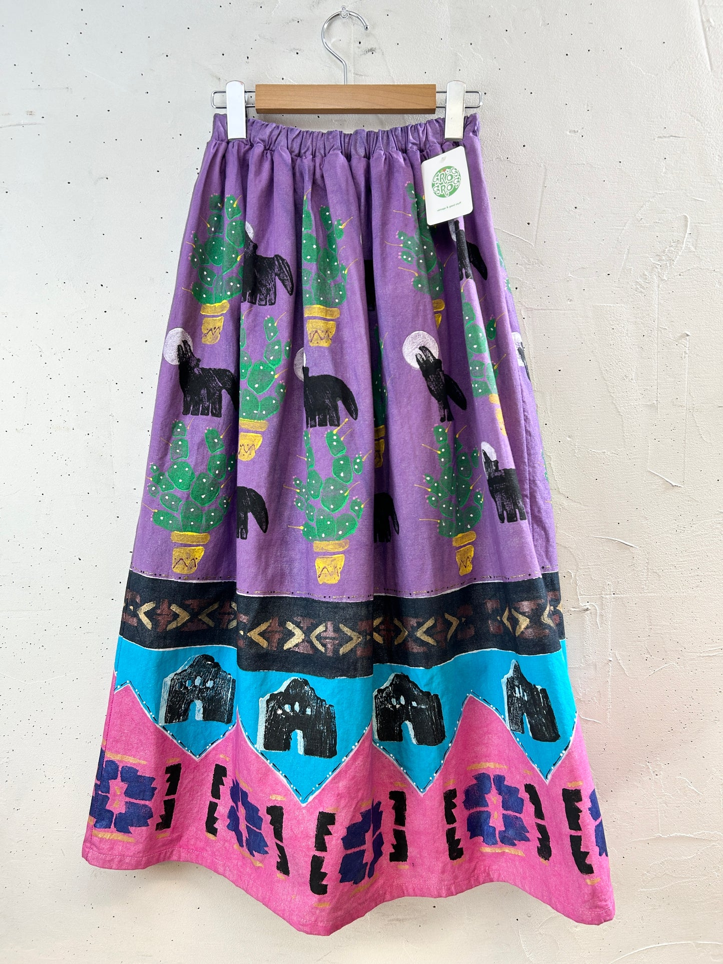 Vintage Texas Paint Skirt [H30858]