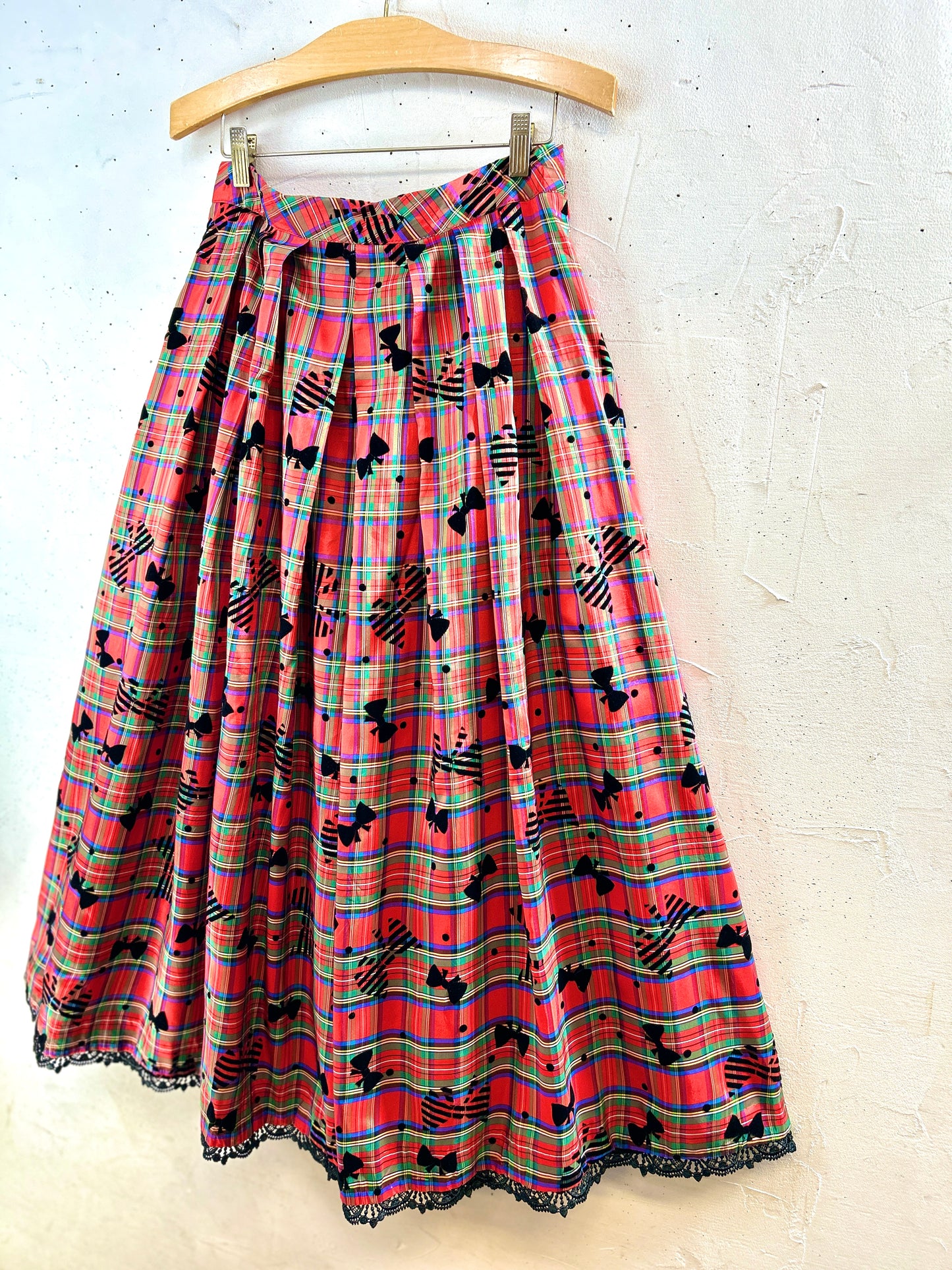 Vintage Plaid Skirt [I30106]