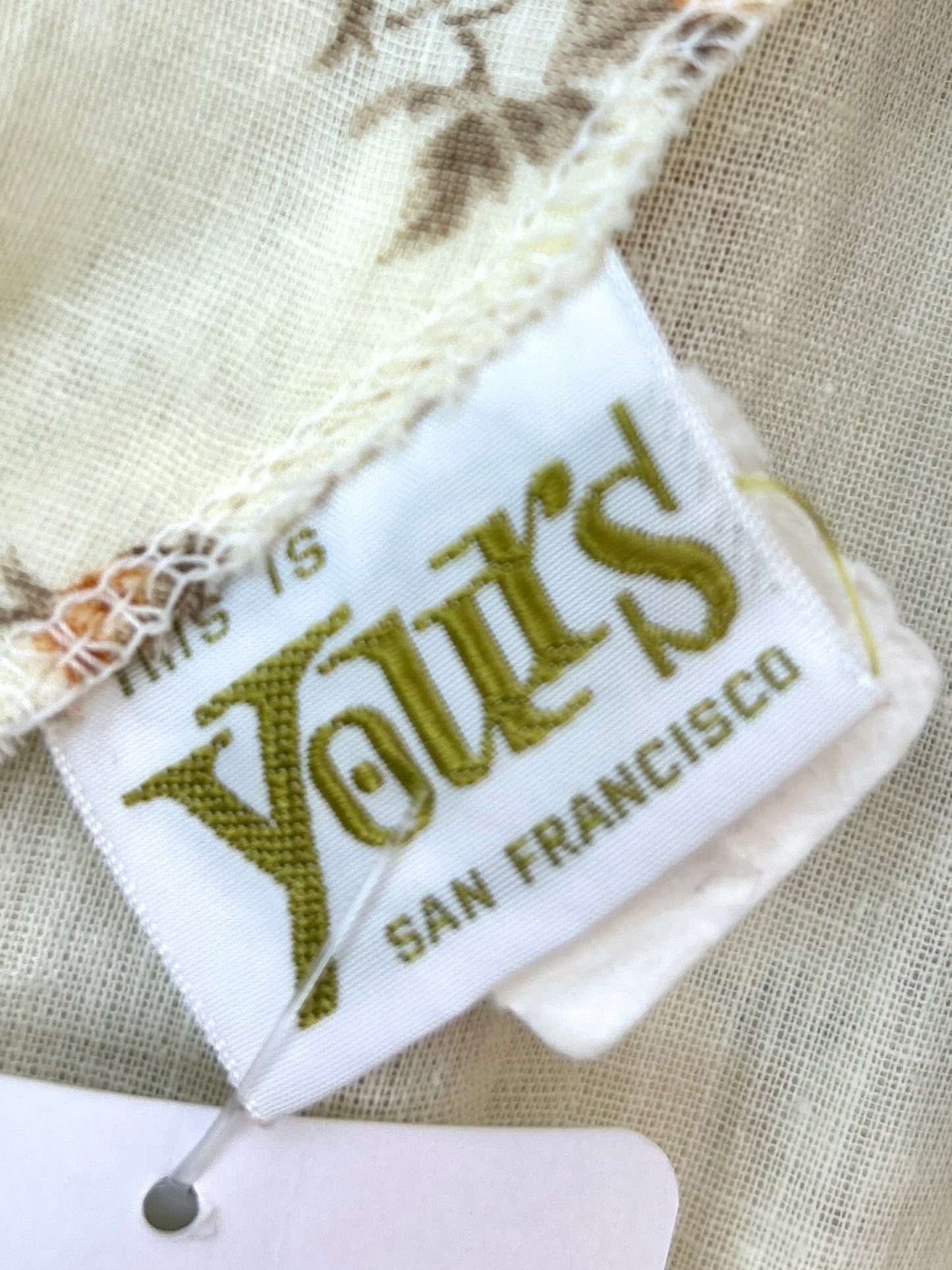 '70s Vintage Dress UNION TICKET 〜Yours〜 SAN FRANCISCO[I30349]