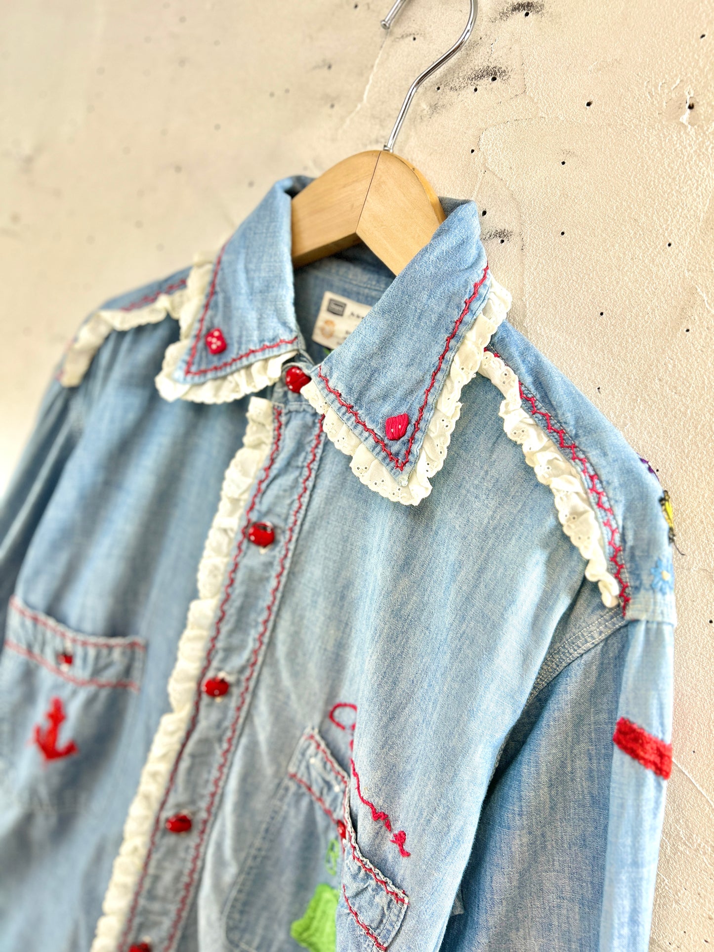 Vintage Chambray Shirt 〜Sears〜 [K30800]